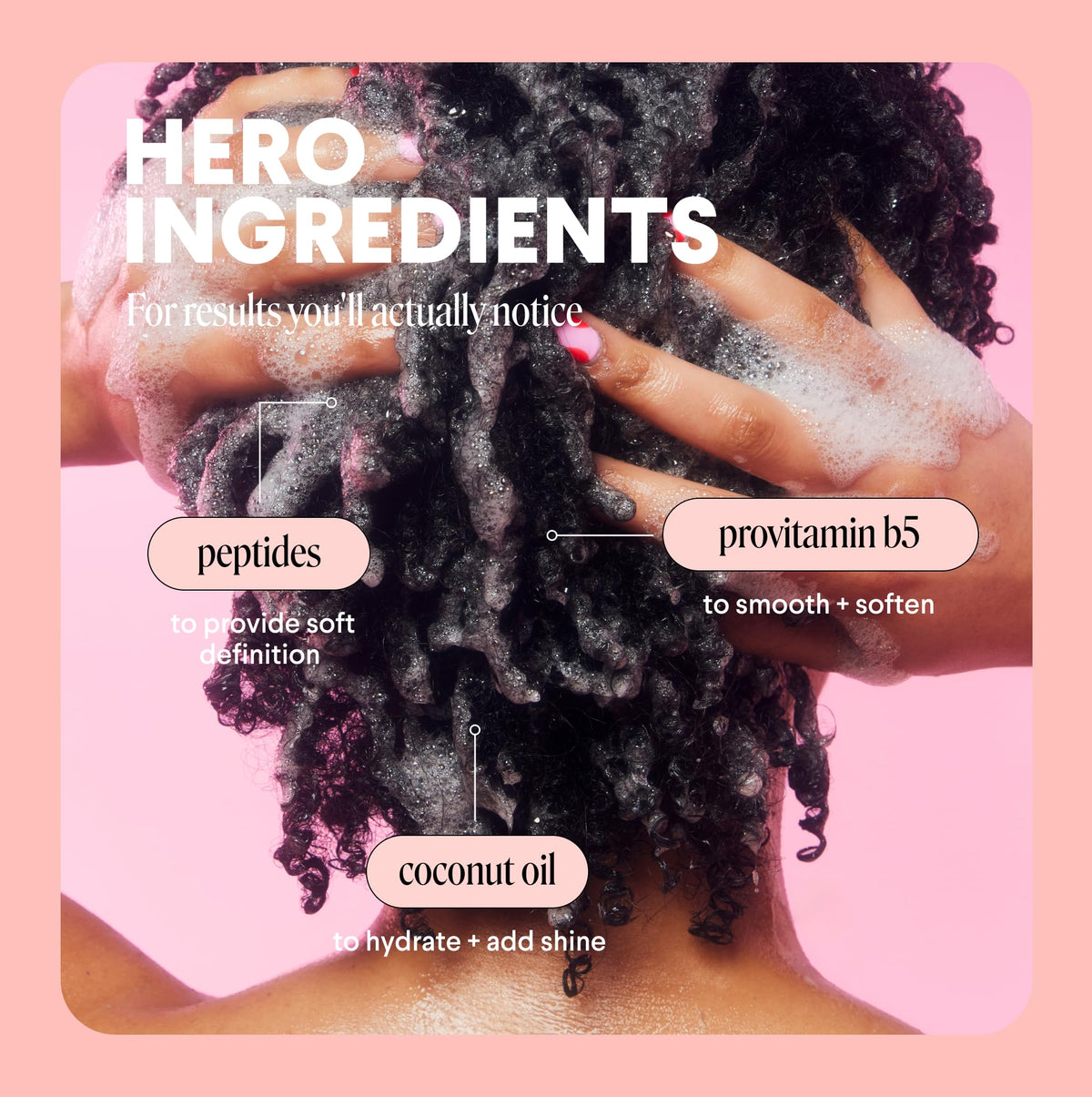 MONDAY HAIRCARE conditioner creamy texture demonstrating hydration