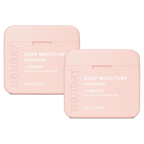 MONDAY HAIRCARE dual pack front view showing product and branding benefit hydration