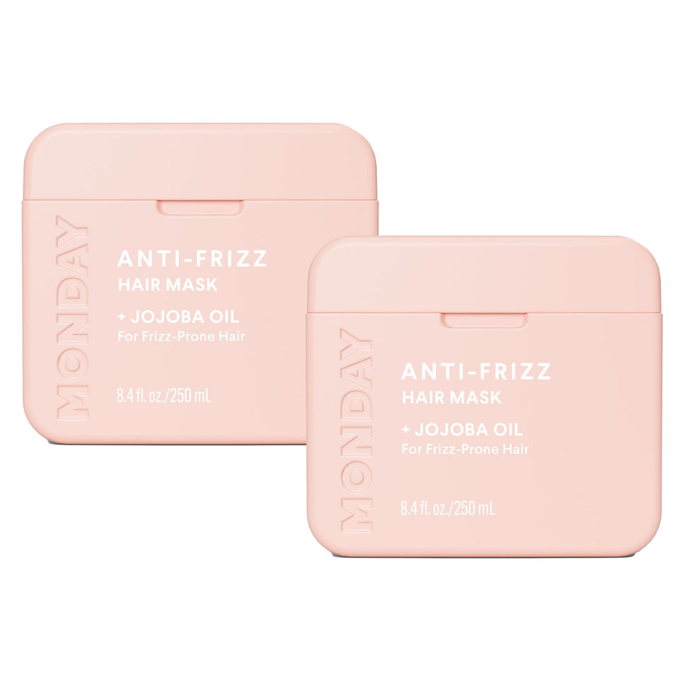 MONDAY HAIRCARE dual pack front view showing product and packaging benefits