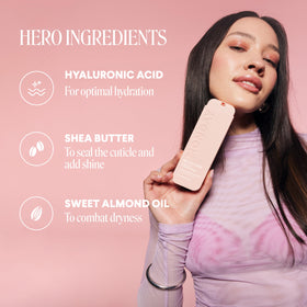 MONDAY HAIRCARE applying leave-in on damp hair for detangling benefit