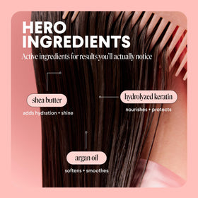 MONDAY HAIRCARE applying mask to damp hair for easier detangling benefit