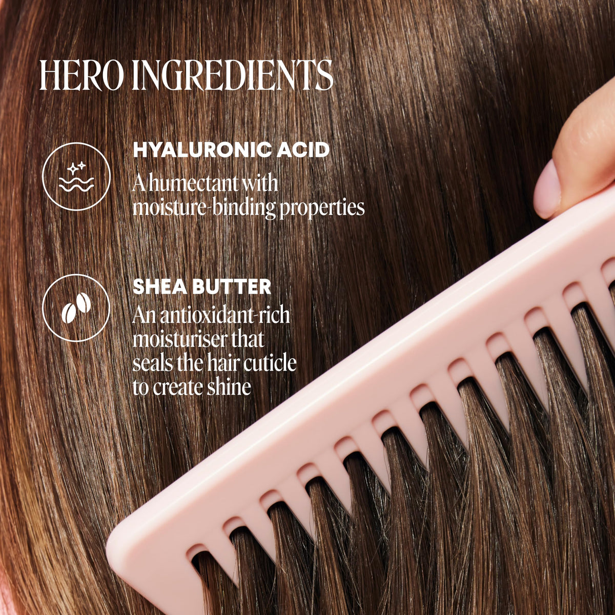 MONDAY HAIRCARE moisture bottles in hand showing travel-size convenience