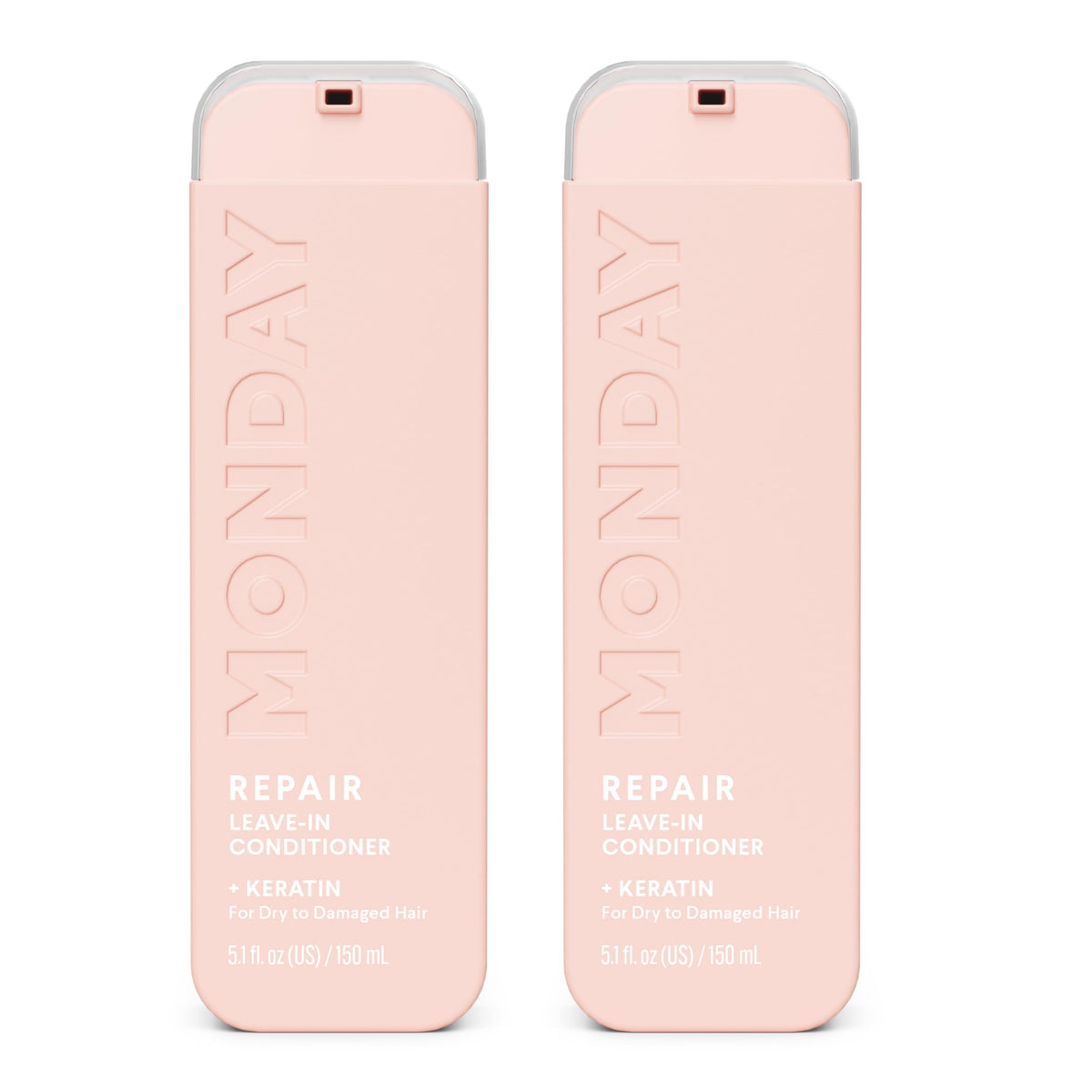 MONDAY HAIRCARE dual pack front view showing product and branding for easy recognition and shelf appeal