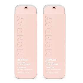 MONDAY HAIRCARE dual pack front view showing product and branding for easy recognition and shelf appeal