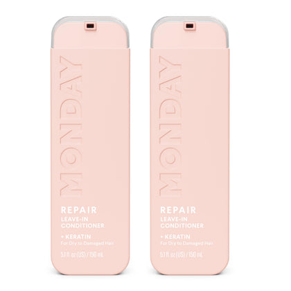 MONDAY HAIRCARE dual pack front view showing product and branding for easy recognition and shelf appeal
