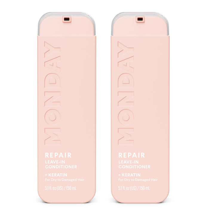 MONDAY HAIRCARE dual pack front view showing product and branding for easy recognition and shelf appeal