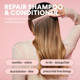 MONDAY HAIRCARE pump dispensing gentle foam for effective, non‑stripping cleanse