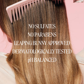 MONDAY HAIRCARE bottle in hand showing 5 oz scale and travel-friendly benefit
