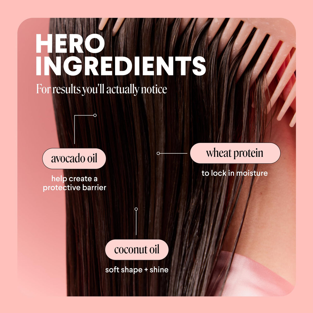 MONDAY HAIRCARE conditioner cream pouring to show rich conditioning