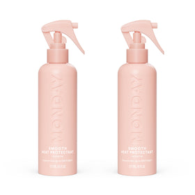 MONDAY HAIRCARE front packaging showing two 6 oz bottles and brand benefit