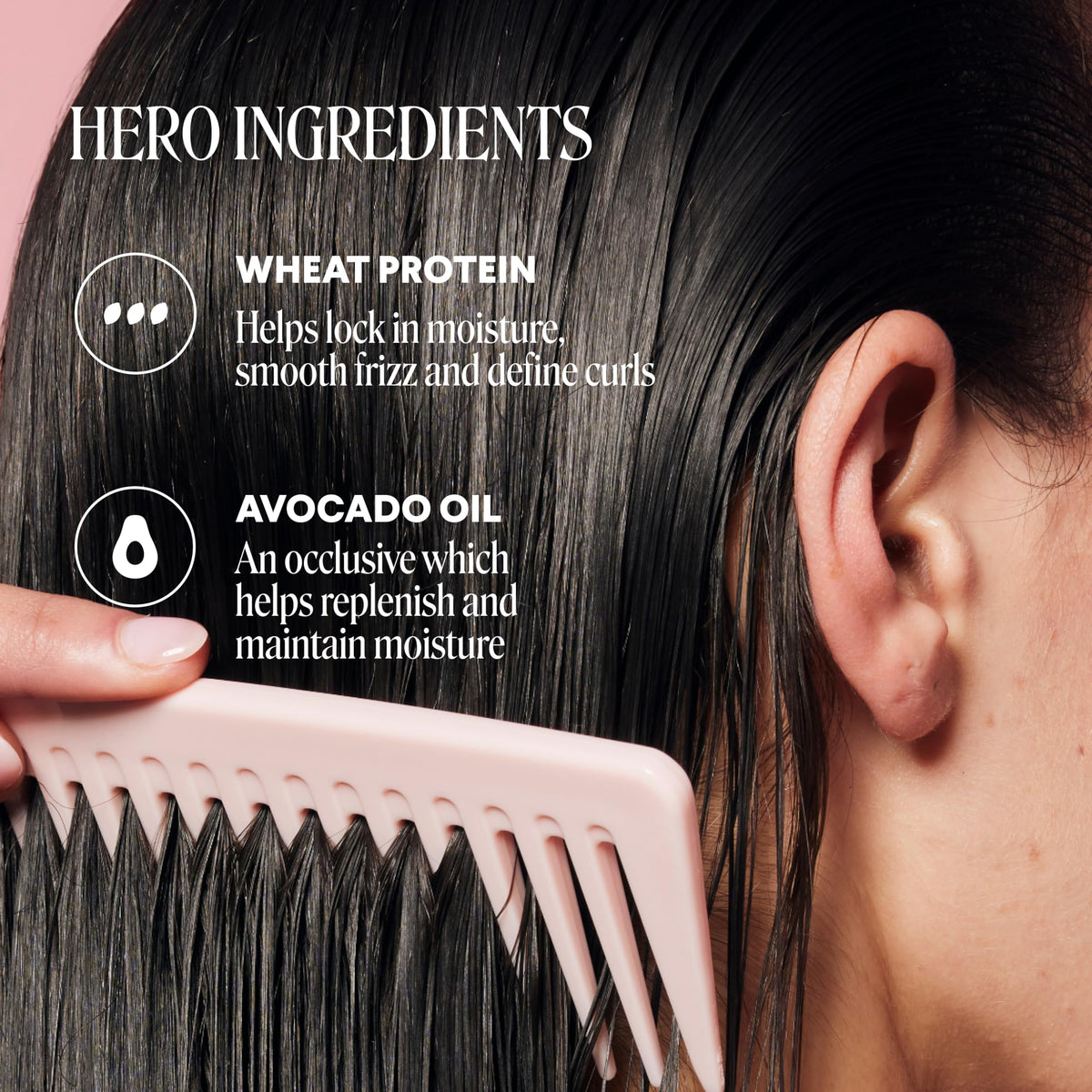 MONDAY HAIRCARE 90 mL bottles held in hand to show compact travel-friendly size benefit