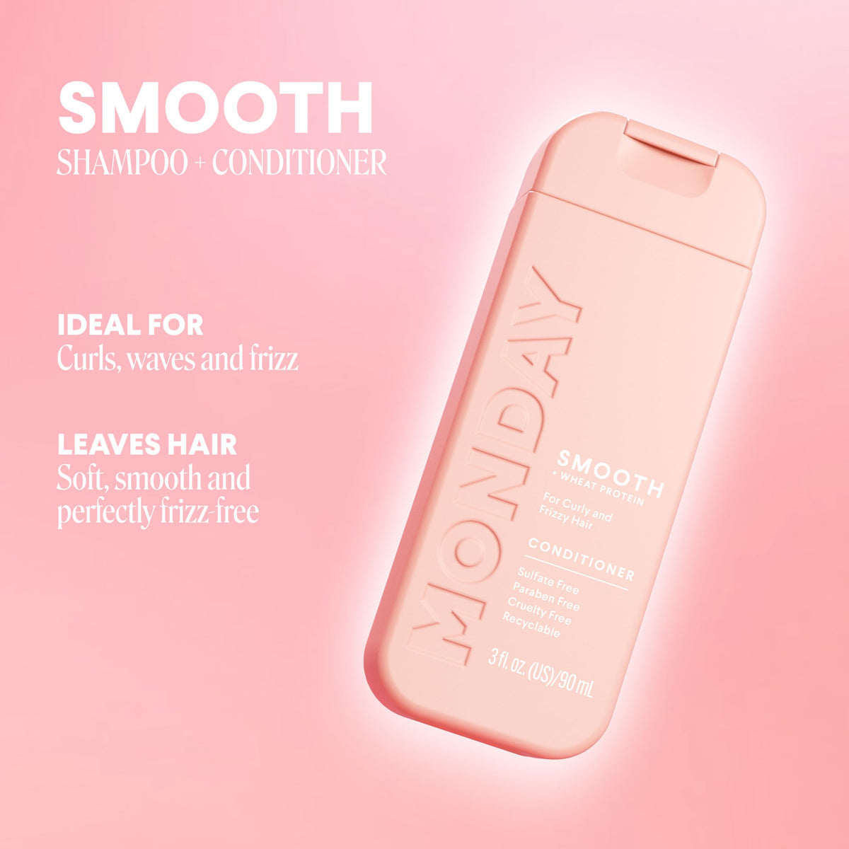 MONDAY HAIRCARE close-up of wheat protein and avocado oil ingredients highlighting nourishing benefits