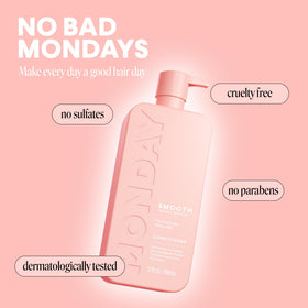 MONDAY HAIRCARE coconut and avocado oils highlighting nourishing effect