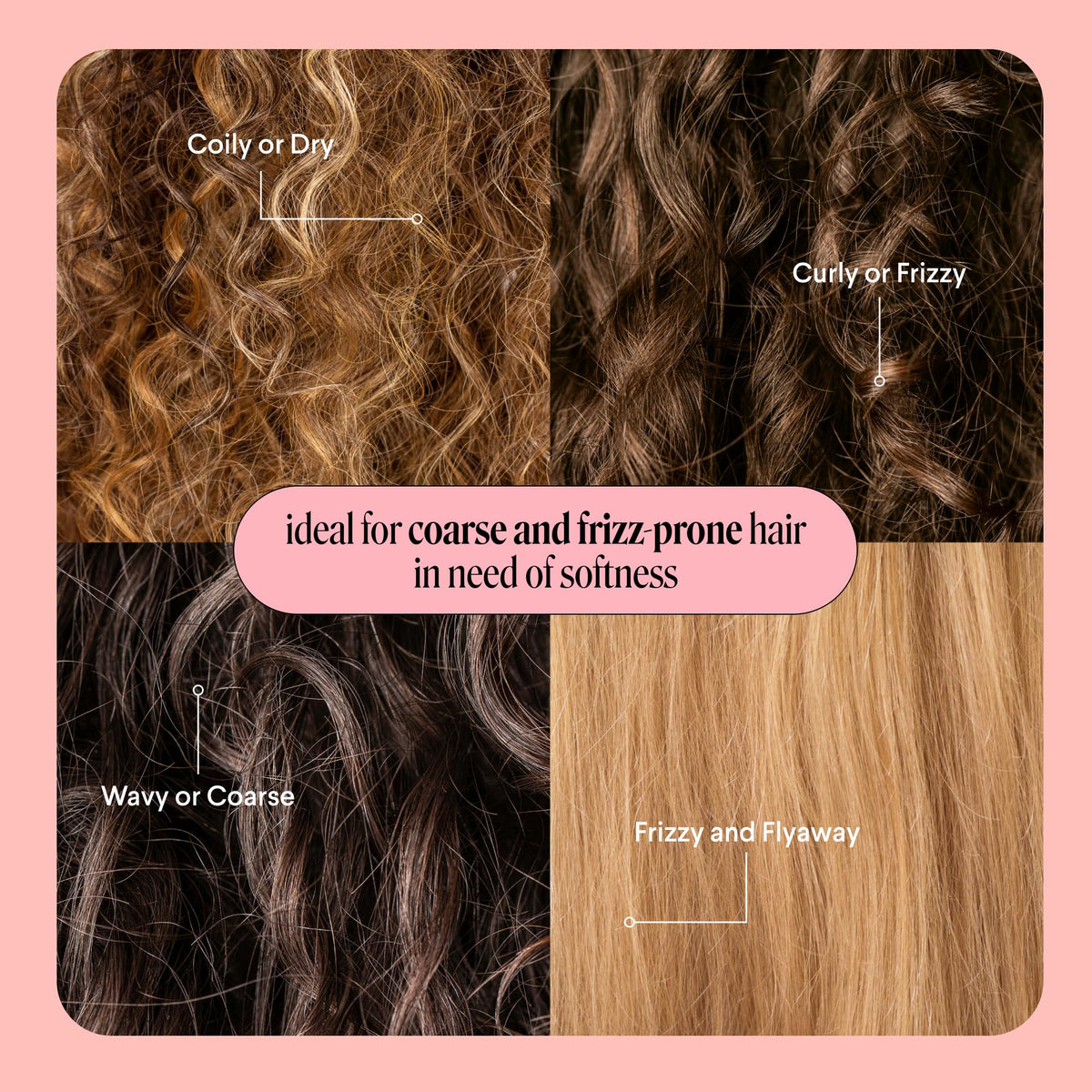 MONDAY HAIRCARE avocado and wheat display highlighting moisturizing benefits
