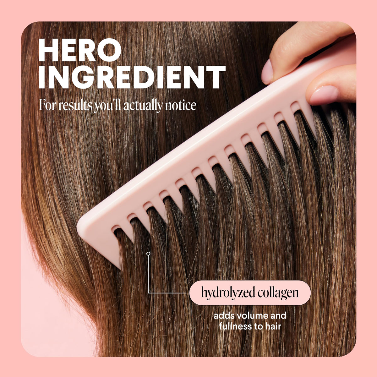 MONDAY HAIRCARE application in hair for instant volume and freshness