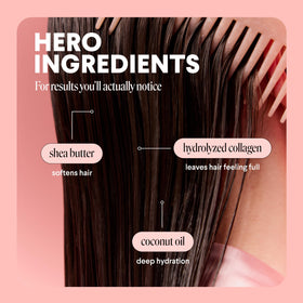 MONDAY HAIRCARE conditioner cream texture demonstrating smooth detangling