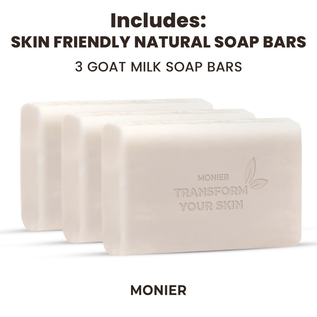 MONIER label close-up listing ingredients and quality certifications benefit