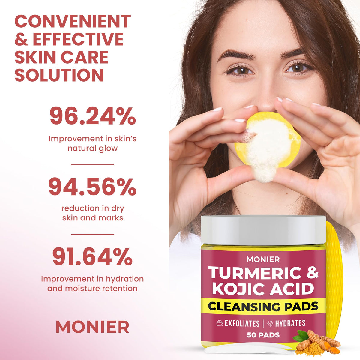 MONIER close-up pad texture highlighting soft fibers and even saturation