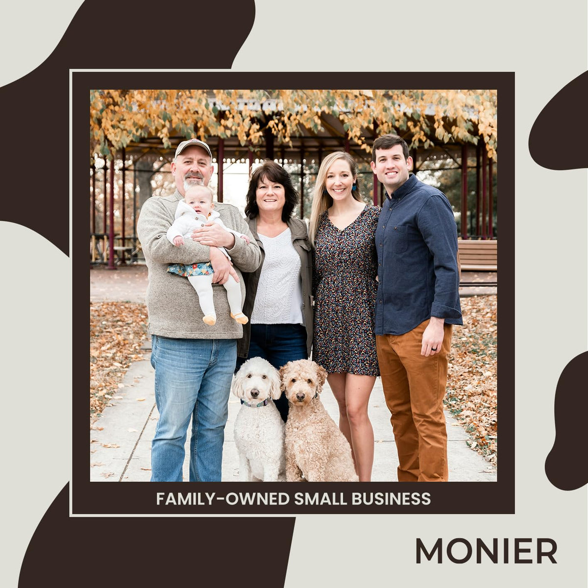 MONIER size comparison beside coin showing jar dimensions and travel convenience