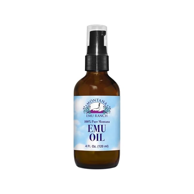 Montana Emu Ranch oil being applied to skin showing quick hydration benefit