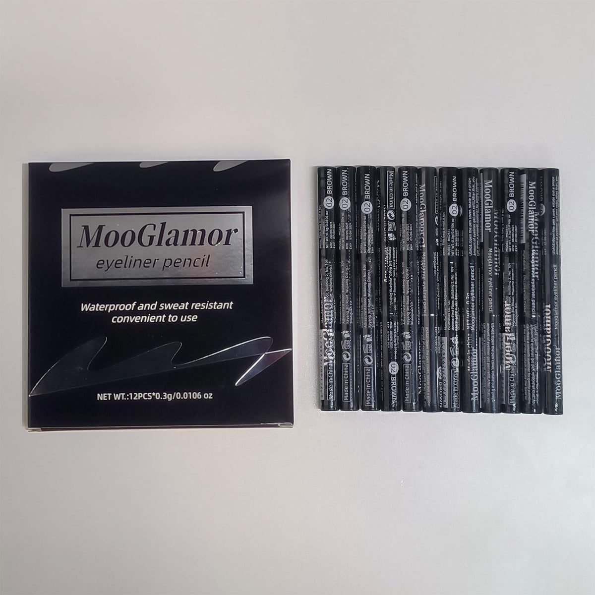 MooGlamor before and after eyes showing enhancement from subtle to dramatic