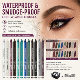 MooGlamor close-up of eye application showing smooth glide and long-lasting definition