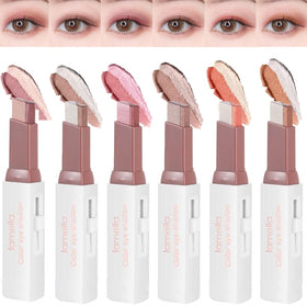 MooGlamor front packaging showing six two-color shimmer sticks and benefits