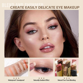 MooGlamor macro on eyelid showing buildable sparkle that resists smudging