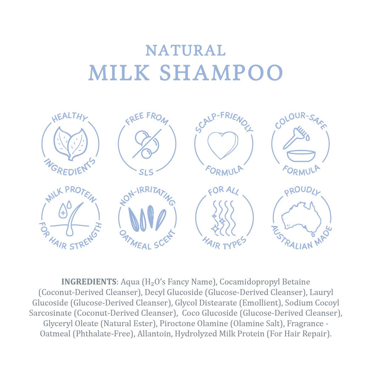 MooGoo before-and-after hair photo showing improved manageability