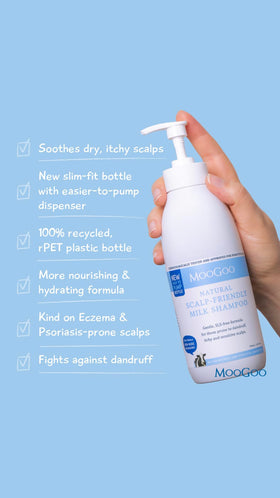 MooGoo foam texture demonstrating mild lather that cleans without stripping