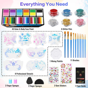 MOOMARTO brushes and tools layout showing variety for precise application