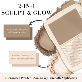 MOOMARTO shimmer highlighter swatch displays pearlescent glow and radiant finish