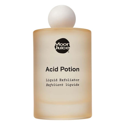 Moon Juice Acid Potion front packaging showing bottle and label, clear product benefits