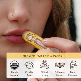 Moon Valley Organics balm used on cuticles to soften and moisturize benefit