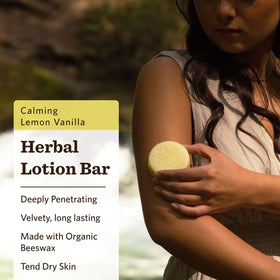 Moon Valley Organics Moon Melt bar close texture highlighting smooth beeswax hydration