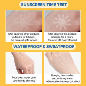MOONGAZE beach travel kit lifestyle demonstrating on-the-go sun protection