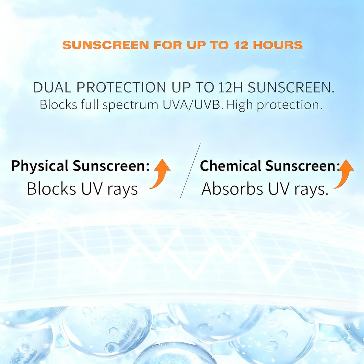 MOONGAZE label and ingredients detail showing SPF strength and clarity