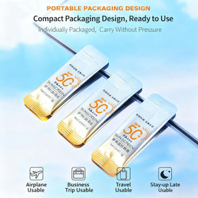 MOONGAZE packets spread on surface illustrating bulk travel supply advantage