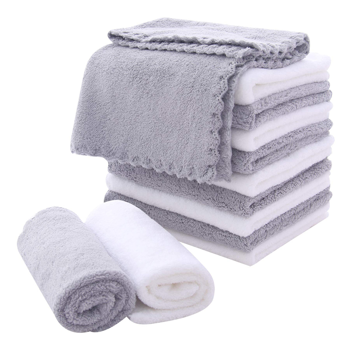 MOONQUEEN folded stack showing soft microfiber and convenience