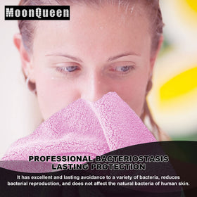MOONQUEEN frozen berry size comparison in hand showing compact travel benefit