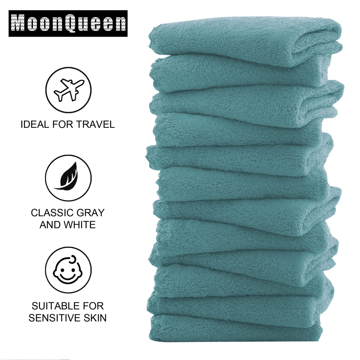 MOONQUEEN removing foundation with water demonstrating gentle makeup removal