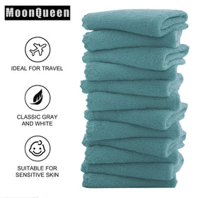 MOONQUEEN removing foundation with water demonstrating gentle makeup removal
