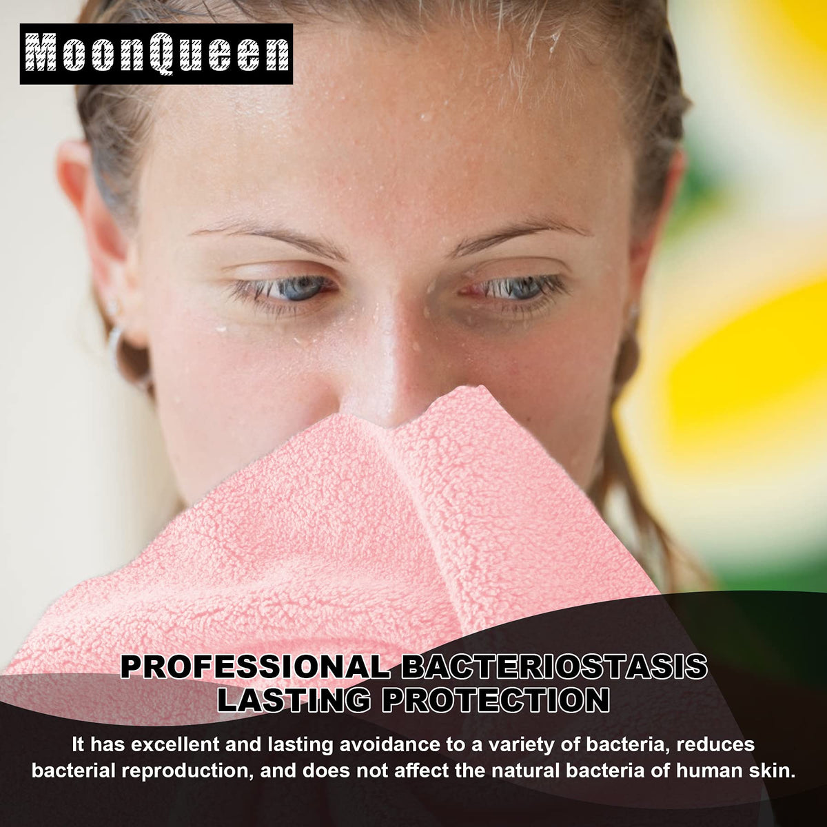 MOONQUEEN stack shows cloth thickness and fast-drying design