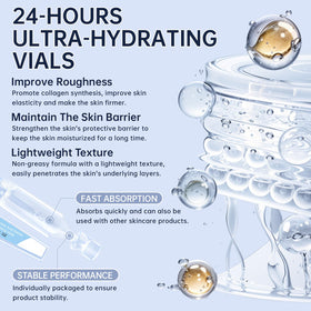 mopayzer ampoule being applied to face for instant hydration
