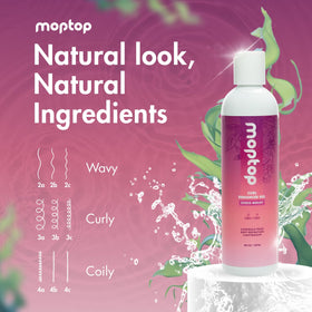 Aloe honey and sea botanicals near product highlighting nourishing ingredients
