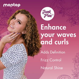 MopTop jar opened to reveal gel texture for easy application benefit