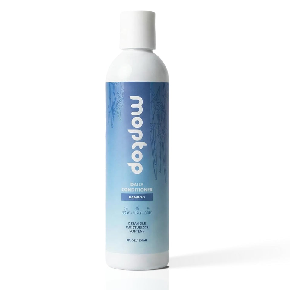MopTop front packaging showing product clarity and gentle hydration benefit