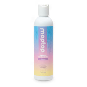 MopTop front bottle showing packaging and product identity, clear directions