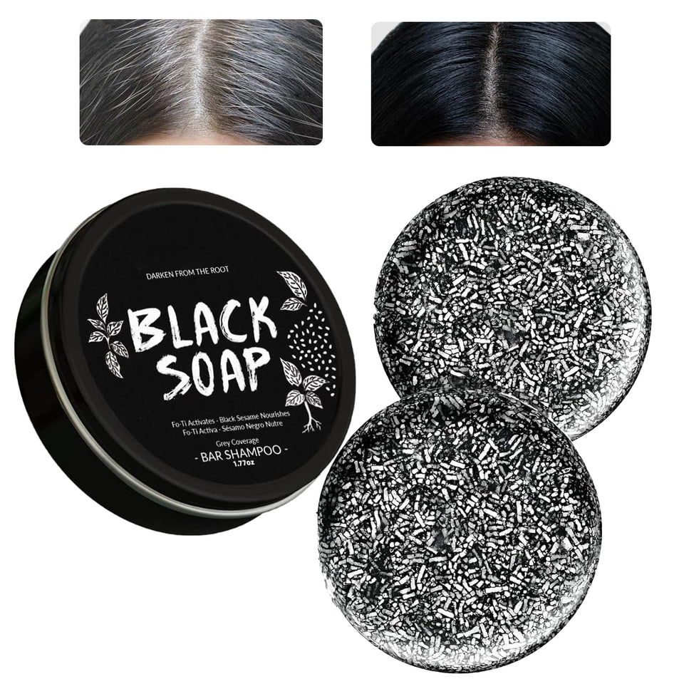 MoraZoge front packaging showing two gray-hair reverse bars and benefits