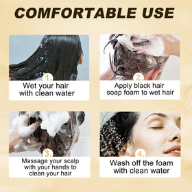 MoraZoge bars on bathroom shelf suggesting daily routine and scalp care benefits